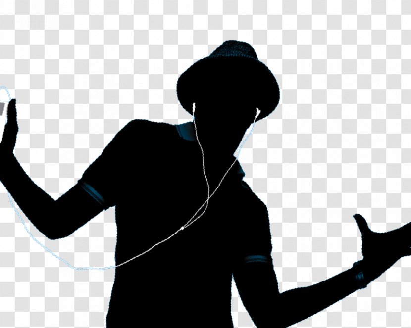 Microphone Human Behavior Shoulder Silhouette Line - Hm Transparent PNG