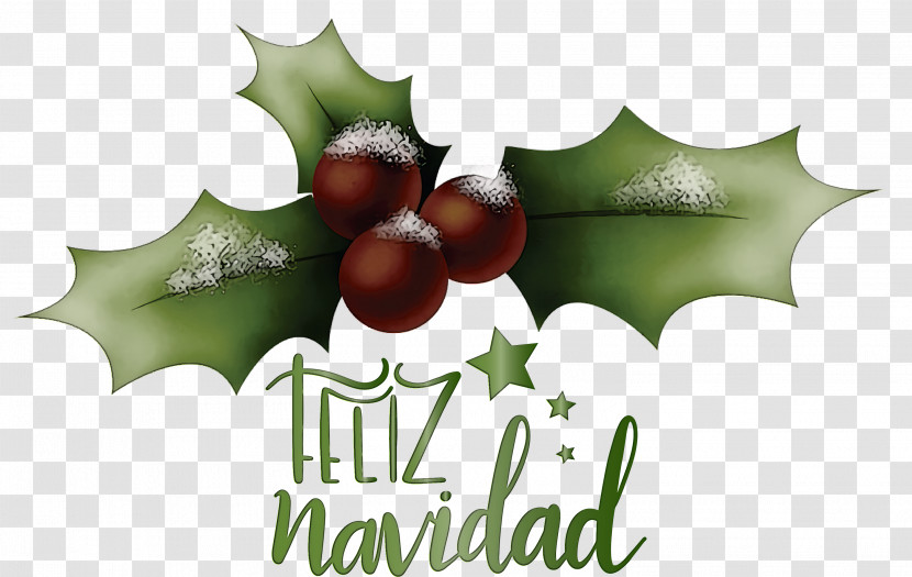 Feliz Navidad Merry Christmas Transparent PNG