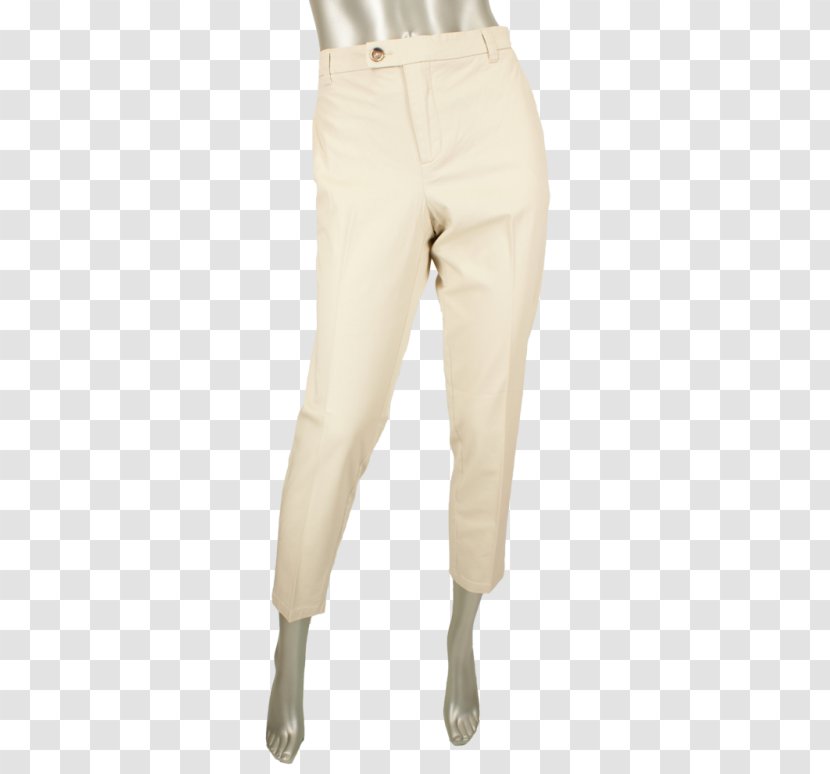 Jeans Waist - White - Vanilla Cream Transparent PNG