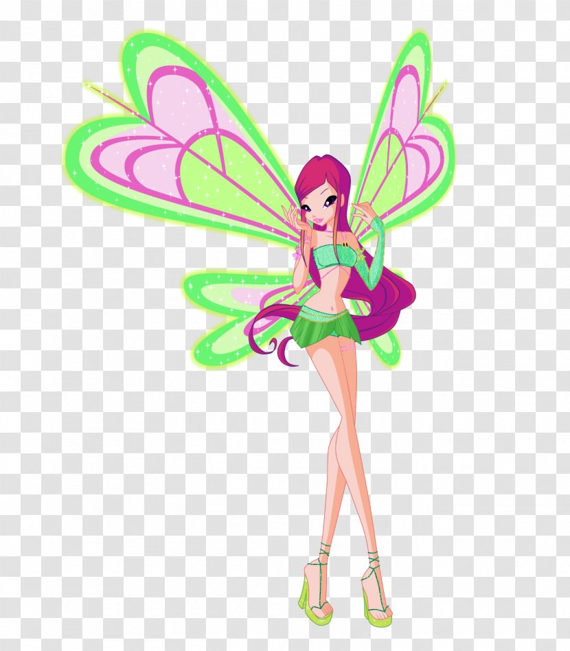 Roxy Winx Club: Believix In You Tecna Flora Musa - Insect - Moths And Butterflies Transparent PNG