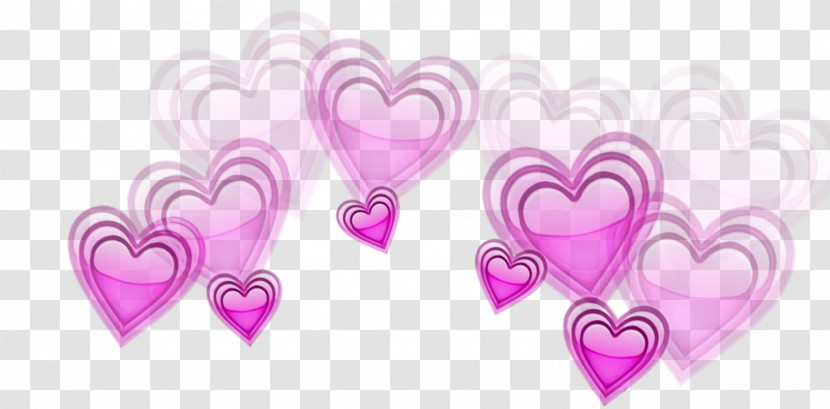Pink M Jewellery Heart M-095 Transparent PNG