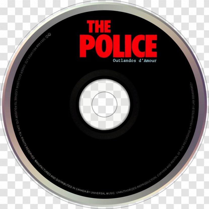 Compact Disc Outlandos D'Amour The Police Album - Disk Storage - Dva Fanart Transparent PNG