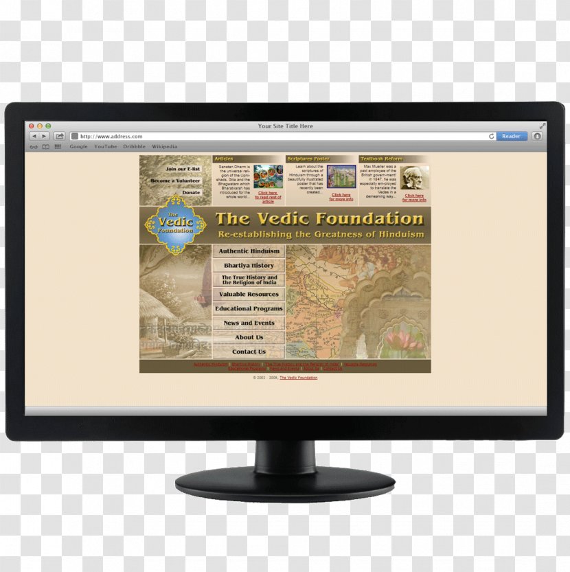 Computer Monitors Web Page Content Multimedia - Screen - Vedic Transparent PNG