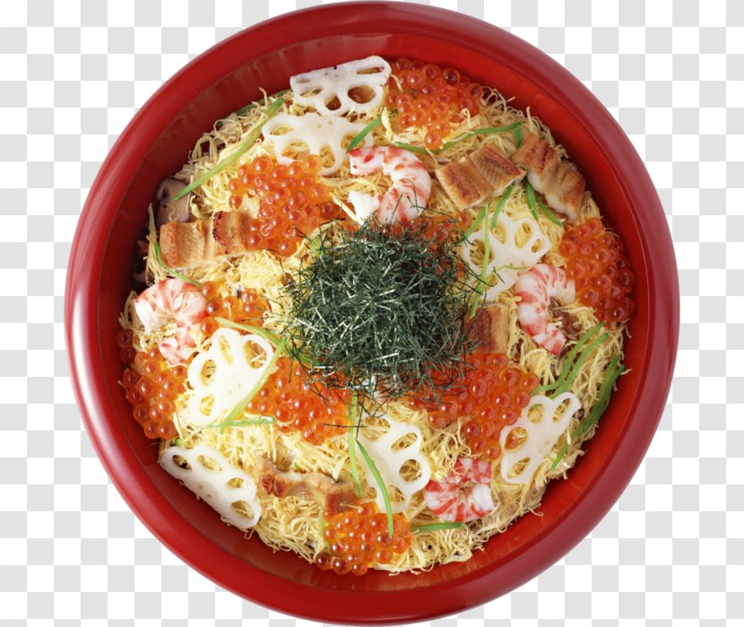Chinese Noodles Sushi Makizushi Photography Chirashizushi - Recipe Transparent PNG