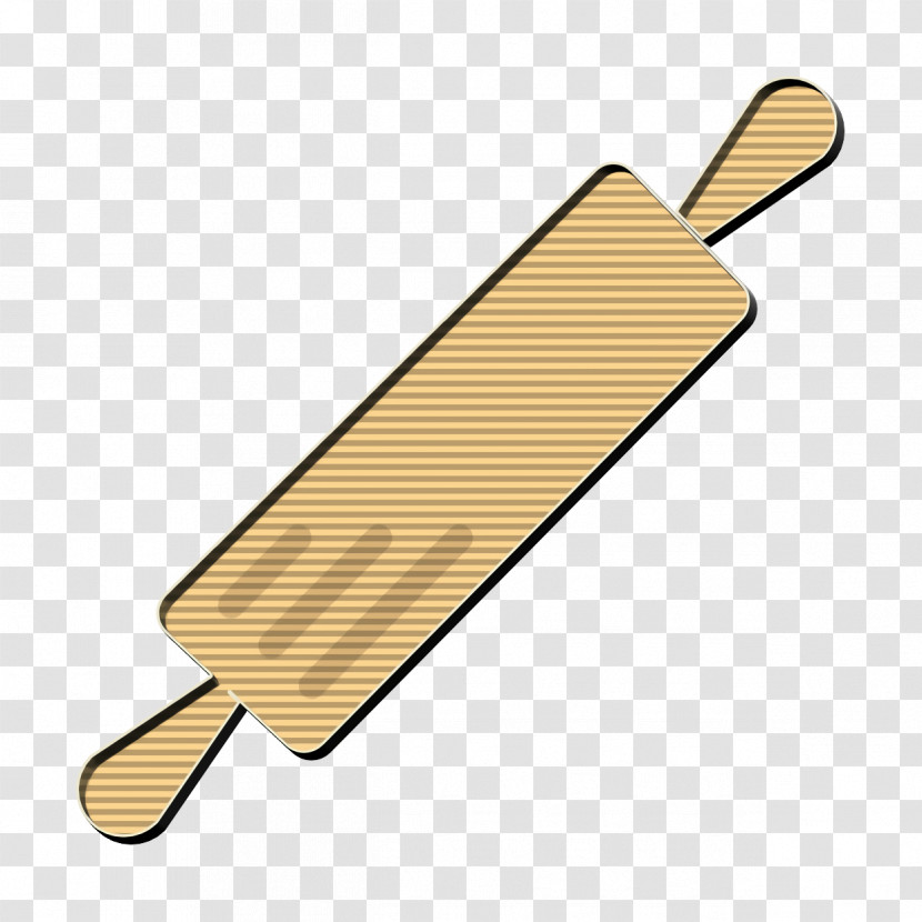 Food Icon Gastronomy Set Icon Rolling Pin Icon Transparent PNG