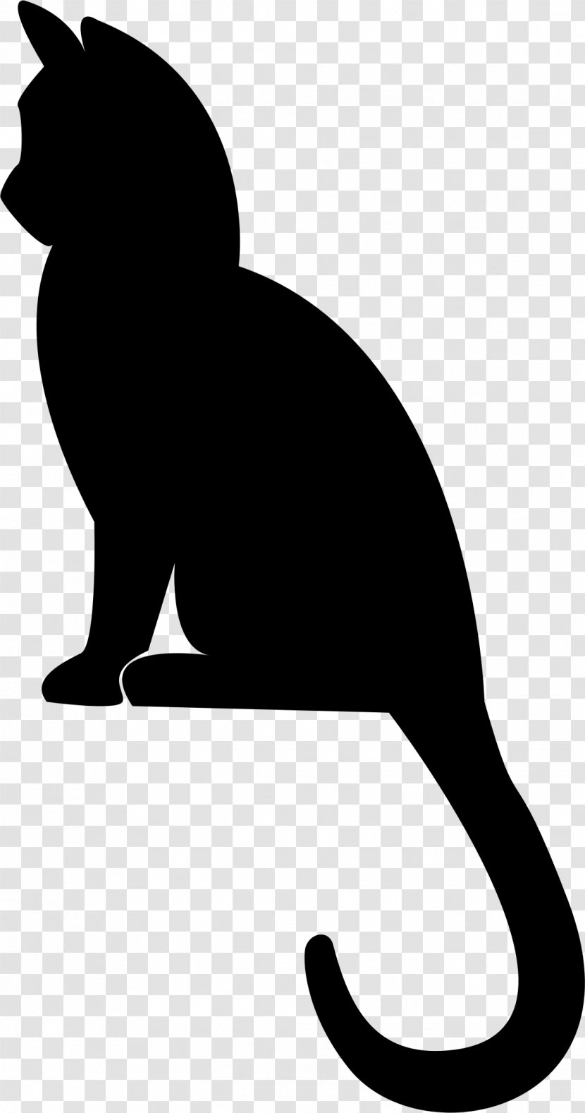 Kitten Cat Silhouette Drawing - Paw - Footprints Transparent PNG
