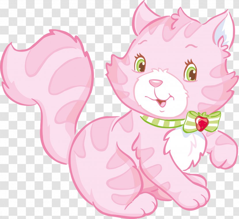 Kitten Cat Shortcake Marie Hello Kitty - Flower - Painted Transparent PNG