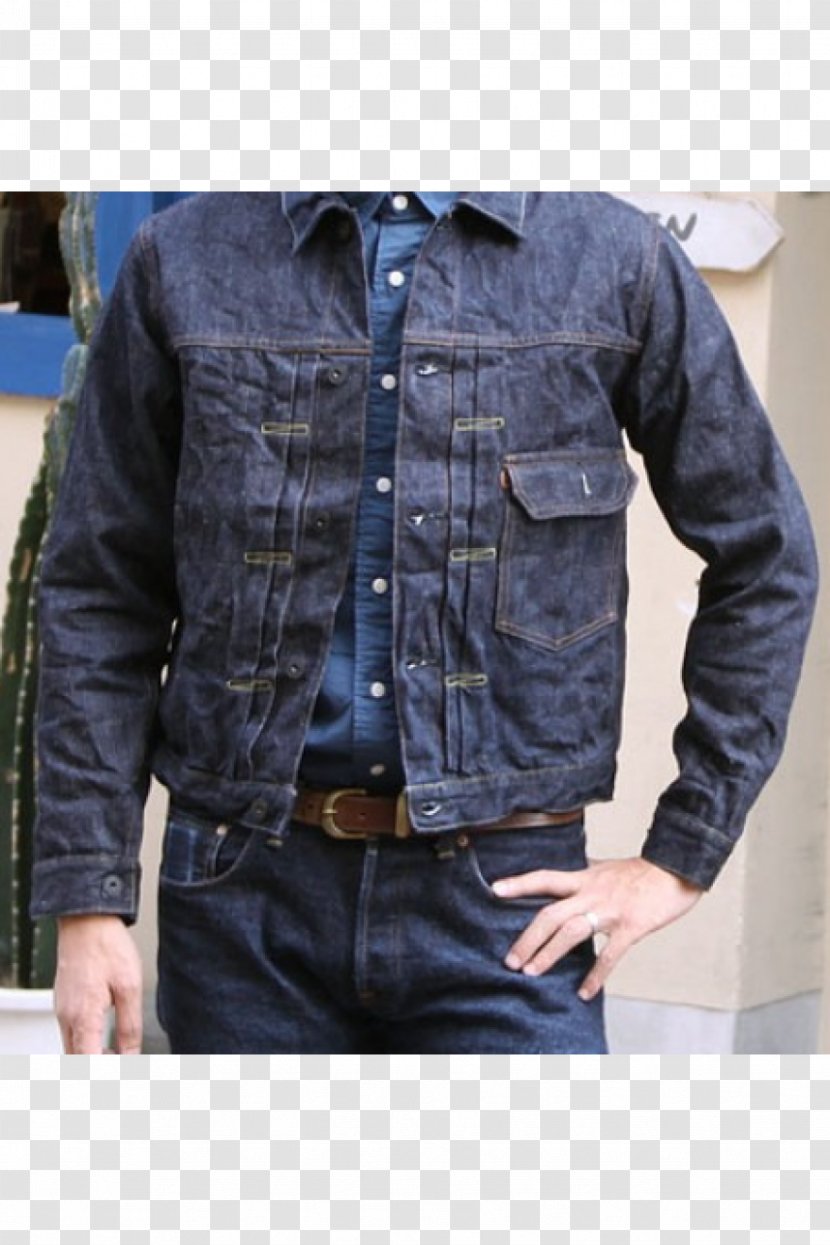 Leather Jacket Denim Coat HINOYA（ヒノヤ） - Shirt Transparent PNG