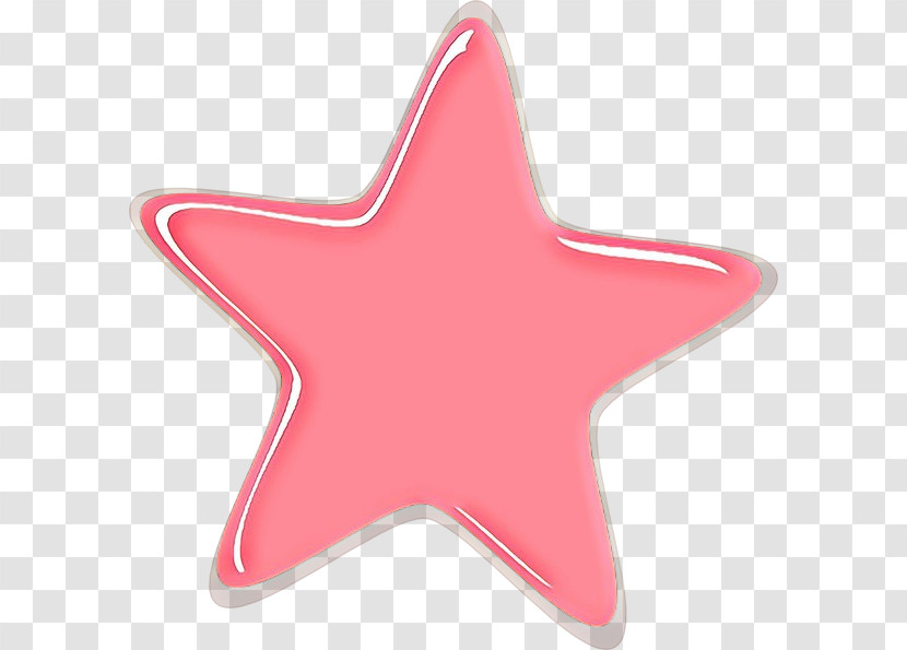 Pink Star Transparent PNG