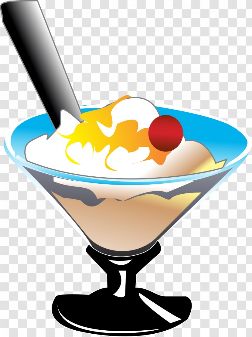 Ice Cream Dessert Bar Birthday Cake Banana Split Clip Art - Dondurma Transparent PNG