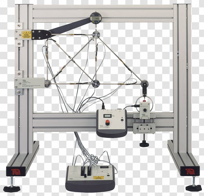 Machine Truss Experiment Structure Statically Indeterminate - Bending Moment - Redundancy Transparent PNG