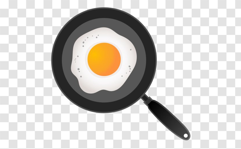 Frying Pan Fried Egg Emoji Cooking - Kitchen - Oreo Vector Transparent PNG