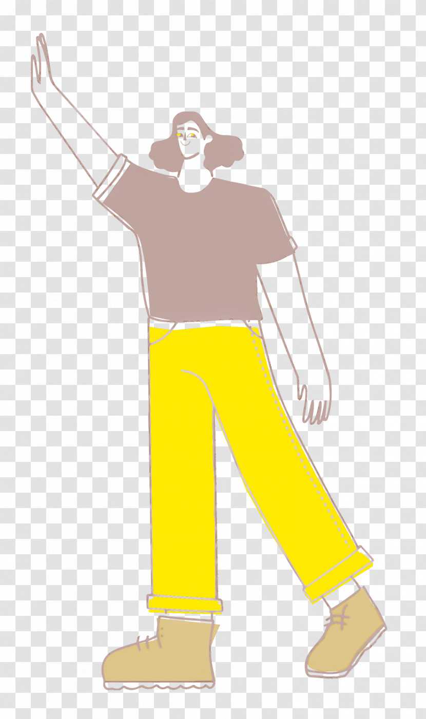 Girl Standing Transparent PNG