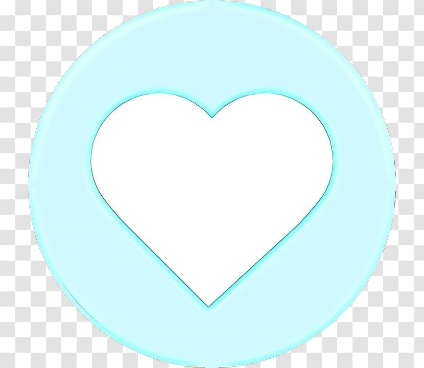 Heart Background - Blue - Teal Turquoise Transparent PNG