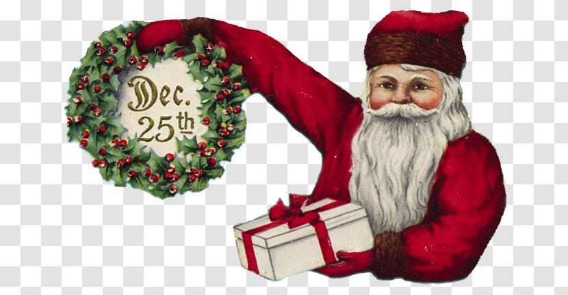 Santa Claus Christmas Ornament Blog Vignette Transparent PNG