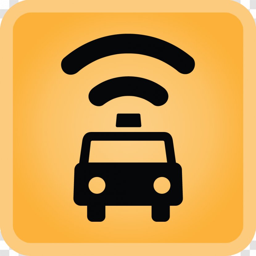 Easy Taxi IPhone E-hailing - Yellow Transparent PNG