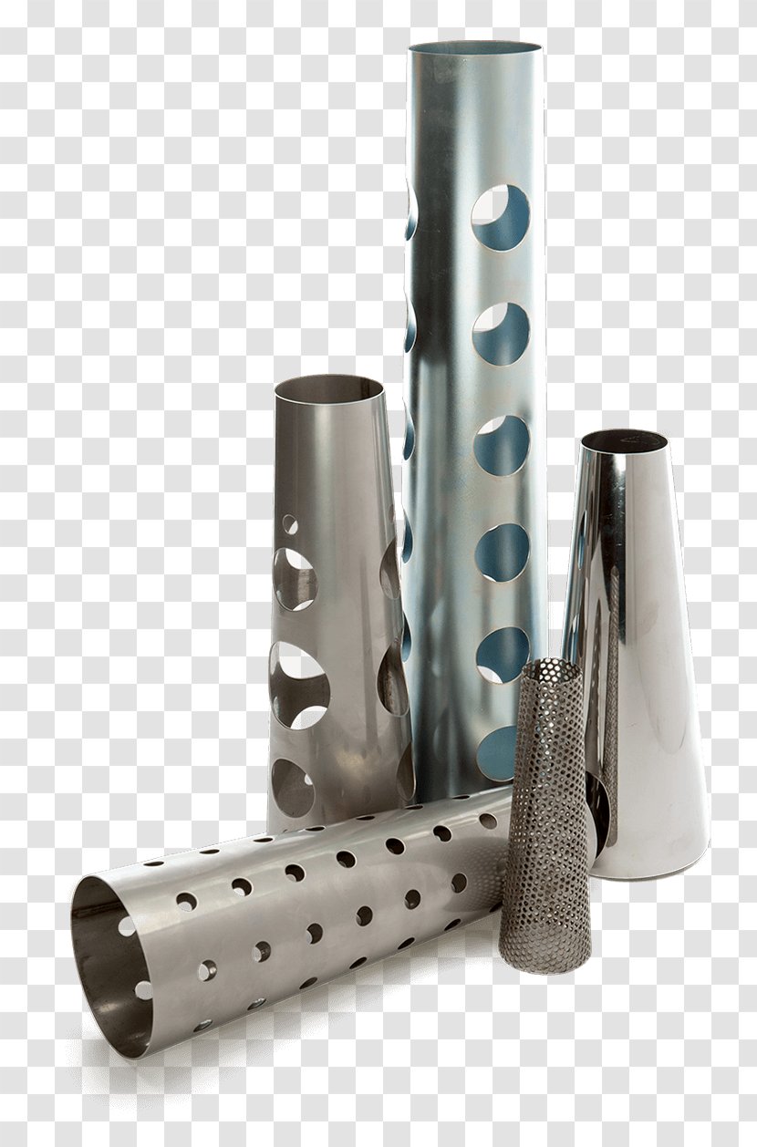 Product Design Cylinder - Perforated Metal Transparent PNG