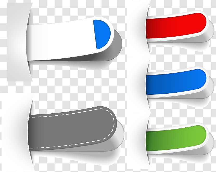 Color Royalty-free Tag - Label Design Material Transparent PNG