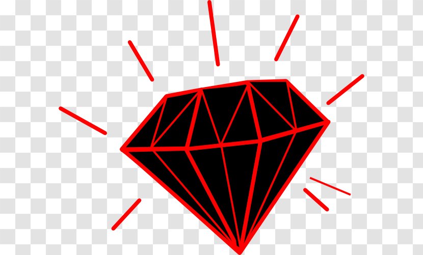 Red Diamonds Desktop Wallpaper Clip Art - Point - Kareem Vector Transparent PNG