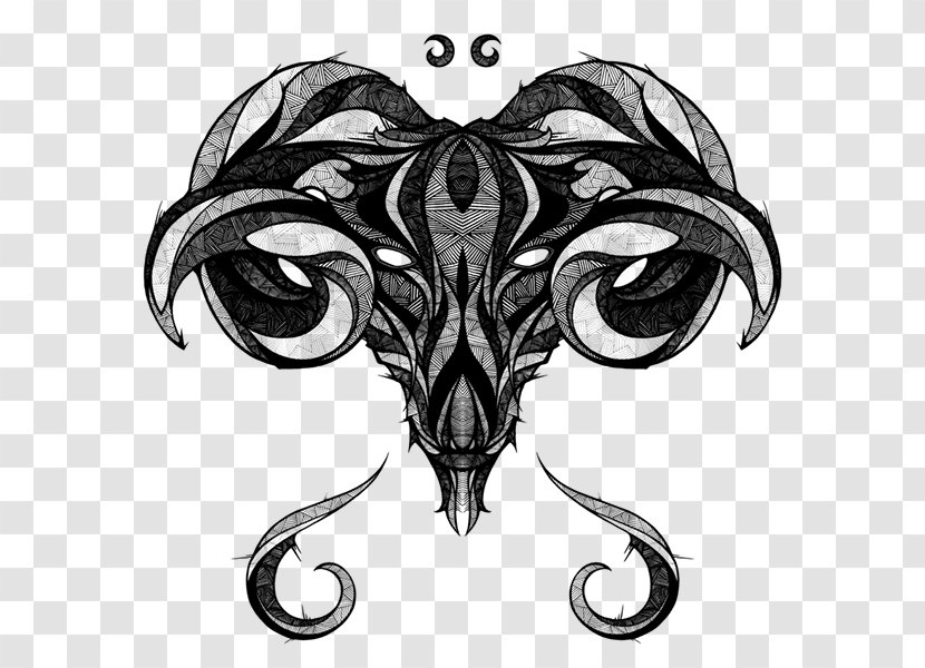 Aries Astrological Sign Tattoo Zodiac Taurus - Art - Of The Horns Transparent PNG