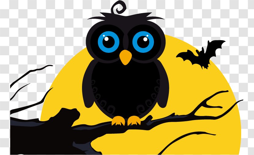 Owl Cartoon Illustration - Drawing - Vector Transparent PNG