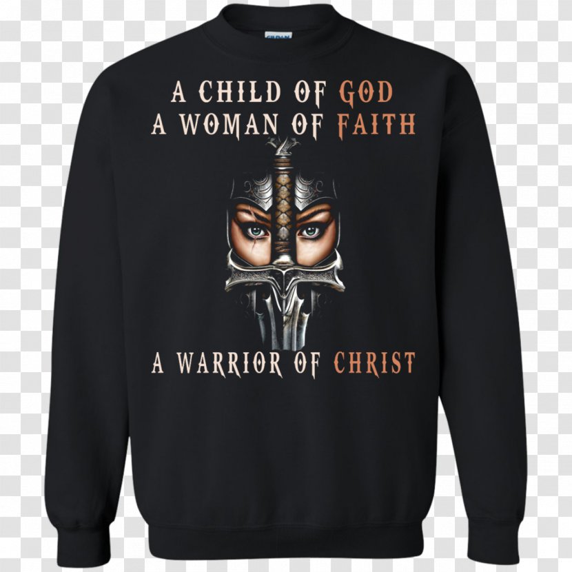 T-shirt Hoodie Sweater Sleeve - Tshirt - Woman Warrior Transparent PNG