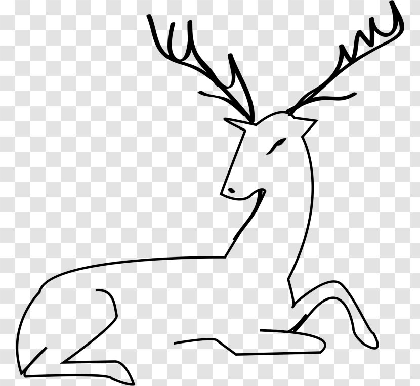 White-tailed Deer Moose Reindeer Elk - White Transparent PNG