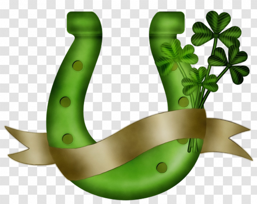 Green Horseshoe Symbol Plant Horse Supplies Transparent PNG