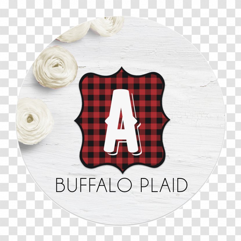 Letter Alphabet Banner Poster - Character - Buffalo Plaid Transparent PNG