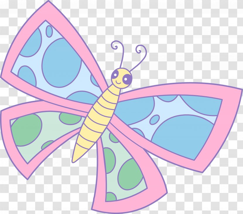 Butterfly Clip Art - Insect - Pastel Transparent PNG
