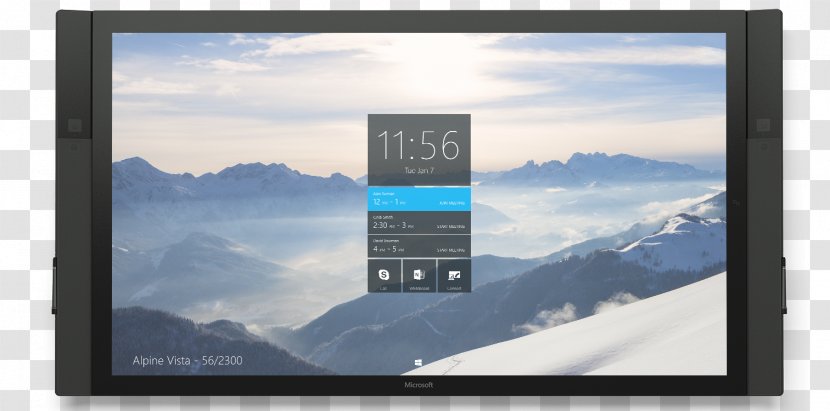 Surface Hub Microsoft Intel Core I7 Touchscreen - Window - Design Documents Transparent PNG