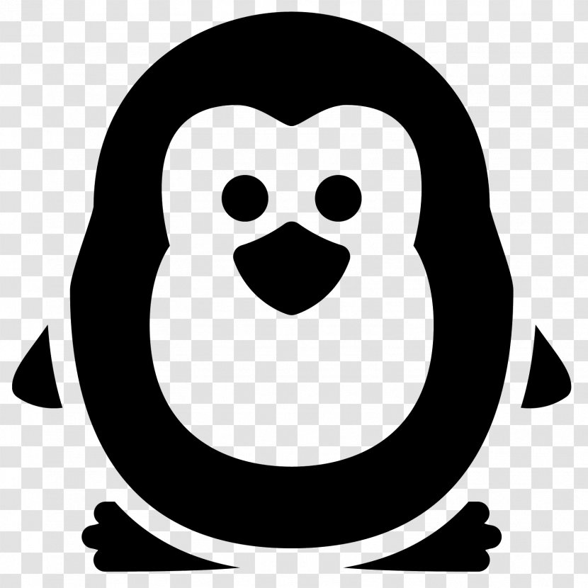 Black & White Clip Art - Pingouin Transparent PNG