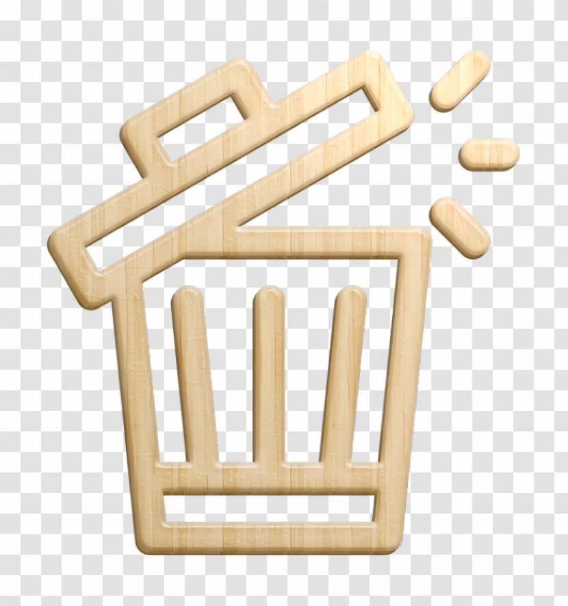 Bin Icon Trash Icon Hygiene Routine Icon Transparent PNG