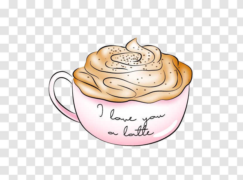 Cappuccino Coffee Cup Emoji 09702 Caffè Mocha - Food Transparent PNG