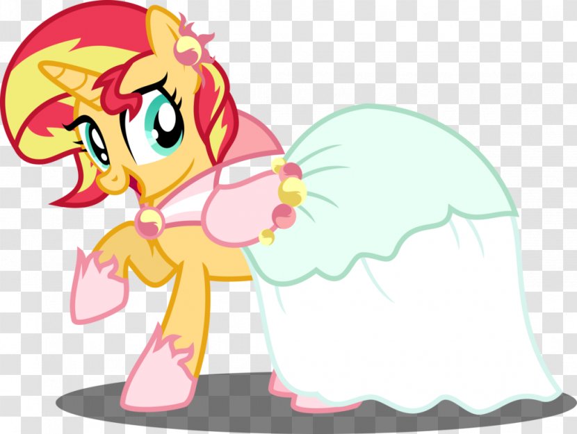 Pony Sunset Shimmer Dress Clothing Pinkie Pie - Tree Transparent PNG