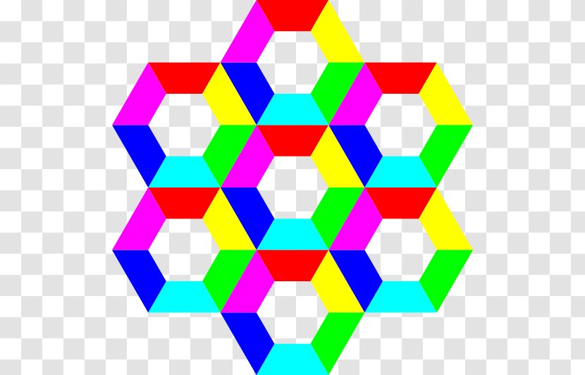 Clip Art Hexagonal Tiling Tessellation Openclipart - Shape - Hexagon Transparent PNG