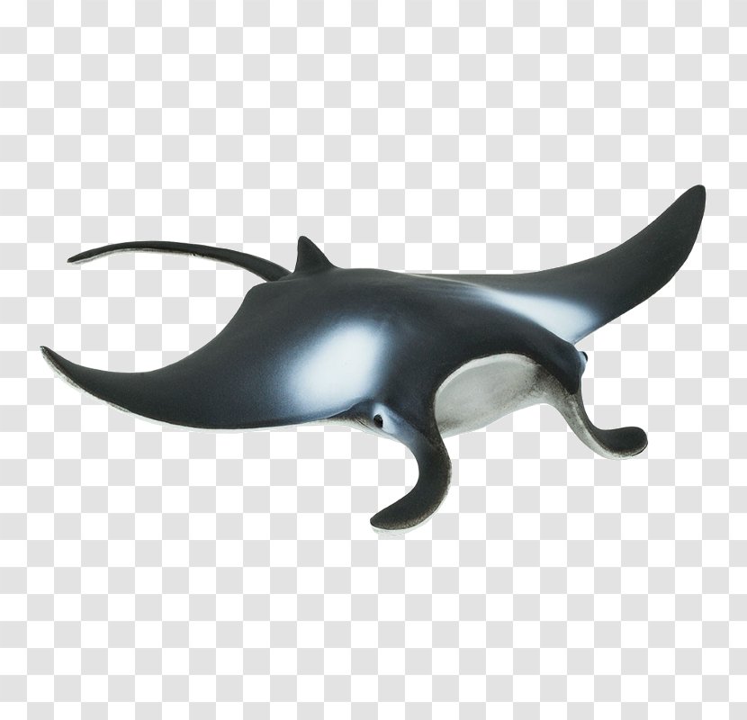 Shark Safari Ltd Animal Figurine Giant Oceanic Manta Ray - Toy Transparent PNG