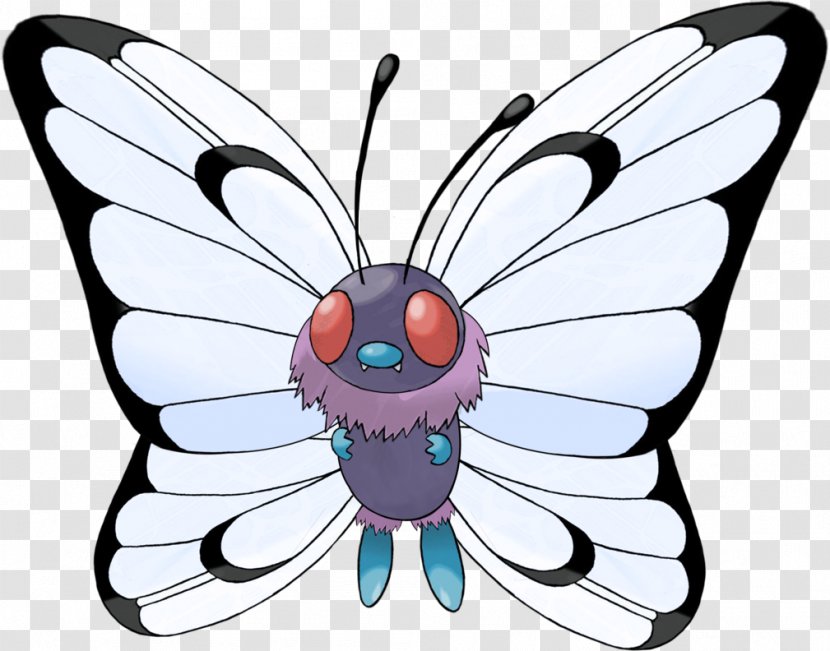 Butterfree Pokémon Monarch Butterfly Metapod Beedrill - Invertebrate - Pokemon Transparent PNG