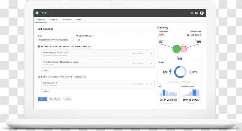 Computer Program Monitors Google Analytics 360 Suite Screenshot - Software Transparent PNG