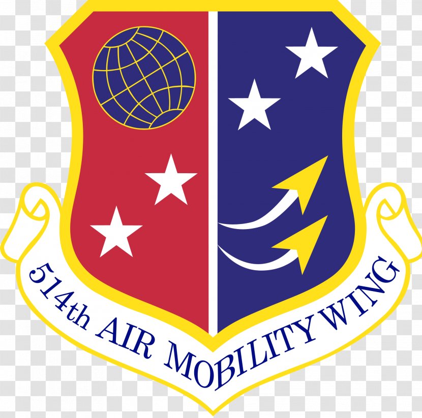 Joint Base McGuire–Dix–Lakehurst 514th Air Mobility Wing 305th Force Reserve Command - Brand - Wings Shield Transparent PNG