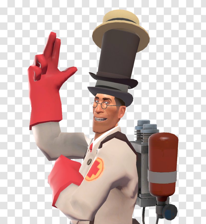 Top Hat Team Fortress 2 Bowler Straw - Panama Transparent PNG