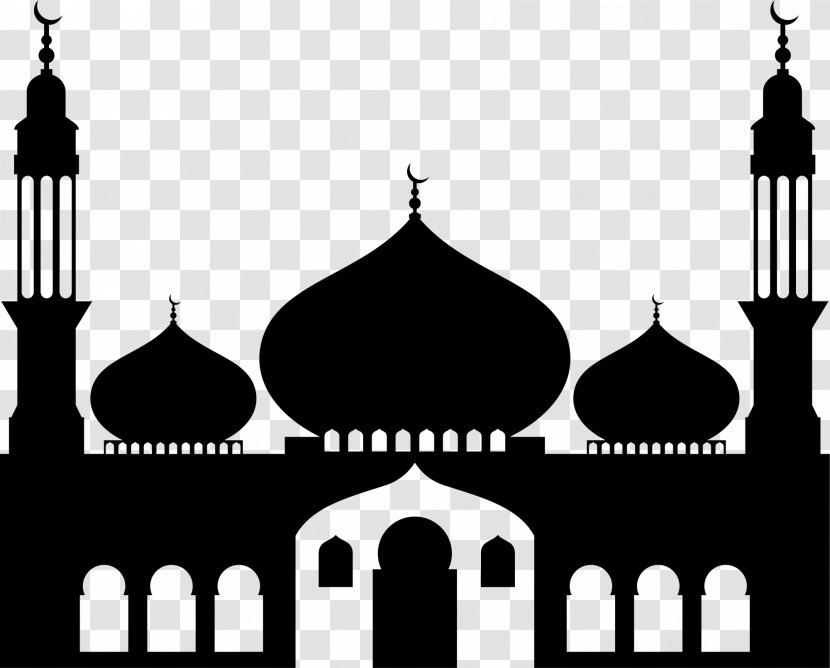Mosque Symbols Of Islam Clip Art - Photography - Black Islamic Architecture Transparent PNG