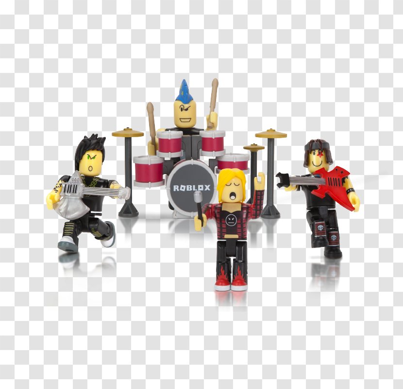 Roblox Action Toy Figures Punk Rock Video Game Toys R Us Musical Ensemble Yonex Transparent Png - amazoncom roblox playstation 4 video games