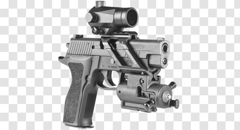 Picatinny Rail Handgun Pistol Weapon Weaver Mount Transparent PNG