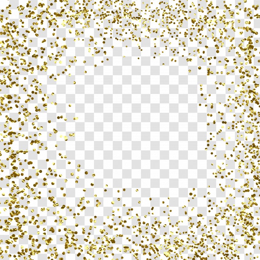 Glitter Throw Pillows Vector Graphics Confetti - Cushion - Gold Transparent PNG