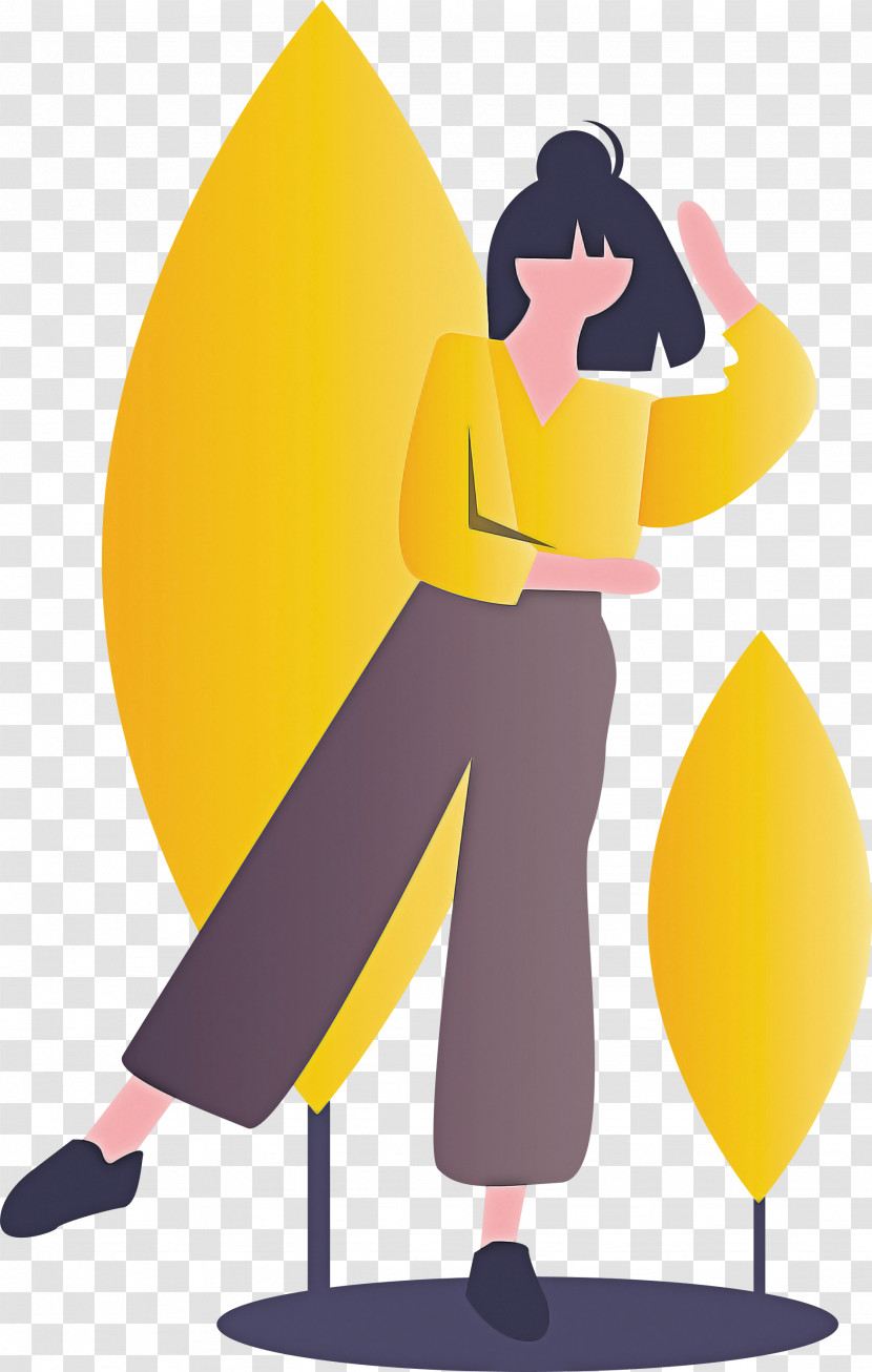 Modern Girl Transparent PNG