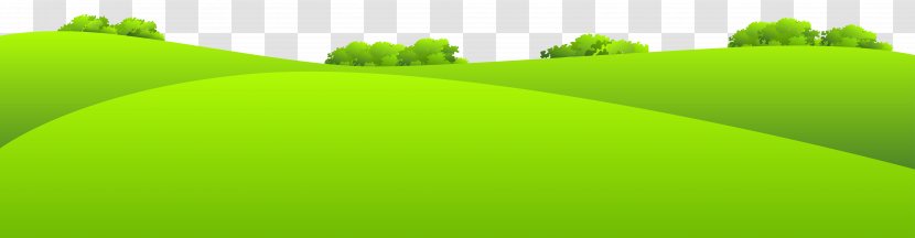 Lawn Meadow Brand Wallpaper - Grass - Green With Shrubs Transparent Clip Art Image Transparent PNG