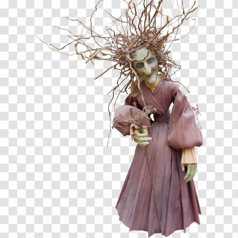 Witchcraft Doll Figurine Venus Of Willendorf Salem Witch Trials - Flower - Broom Transparent PNG