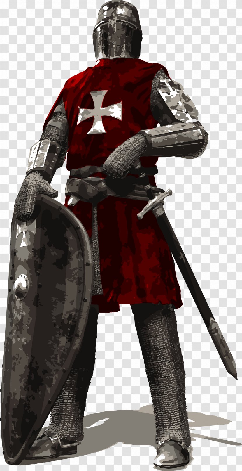 Knight Crusader Crusades Knights Hospitaller Templar - Fictional Character Transparent PNG