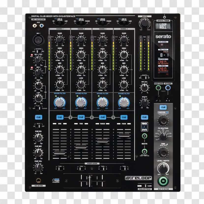 Vinyl Emulation Software DJ Mixer Audio Mixers Disc Jockey Controller - Serato Research - Equipment Transparent PNG